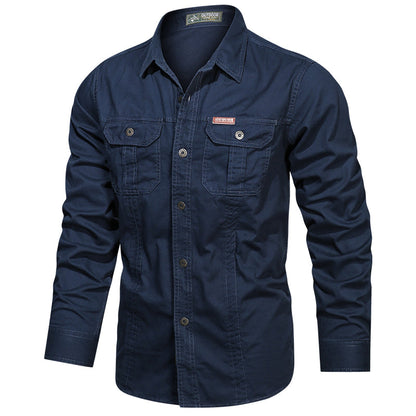 Liam™ - Herrenhemd im Cargo-Stil
